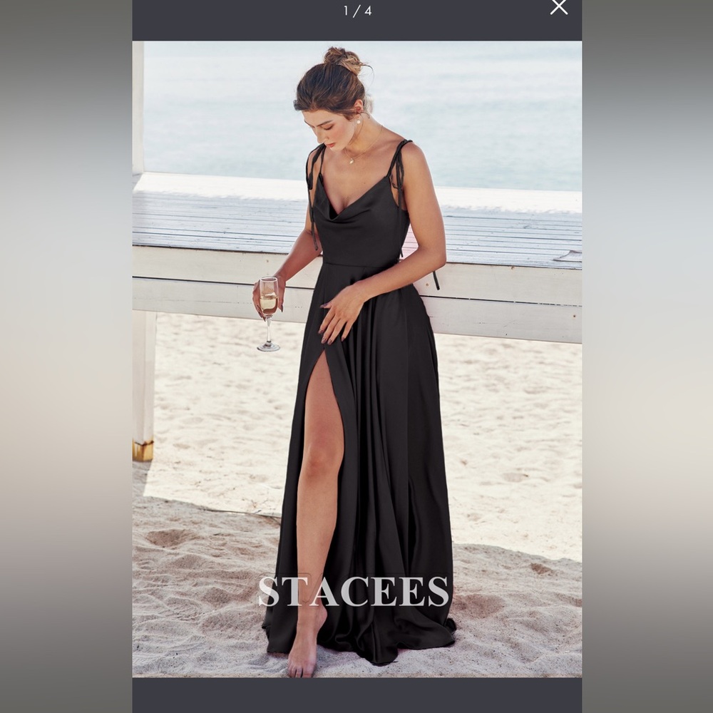 Elegant Black Evening Gown
